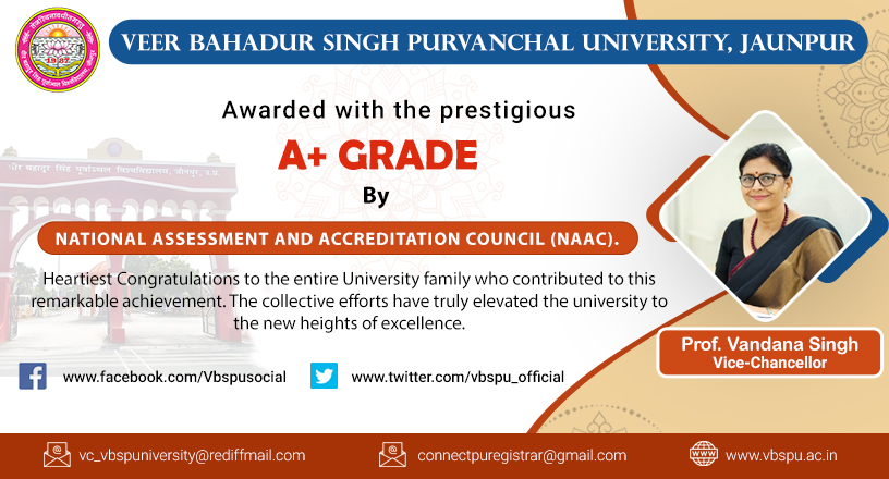 Image of Awarded with the prestigious A+ GRADE By NAAC.